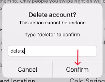 Bumble Delete Account - Step 16