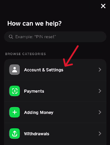 Cash App Delete Account - Step 4