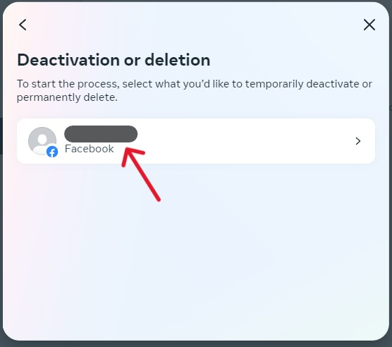 Facebook Delete Account - Step 10