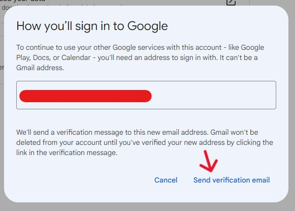 Gmail Delete Account - Step 15