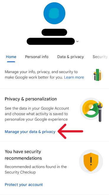 Google Delete Account - Step 10