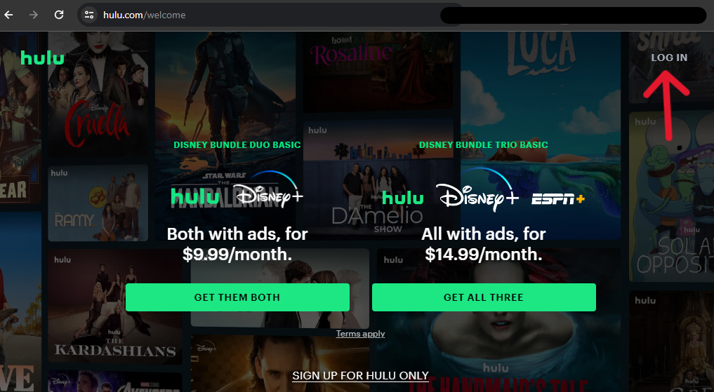 Hulu Delete Account - Step 1