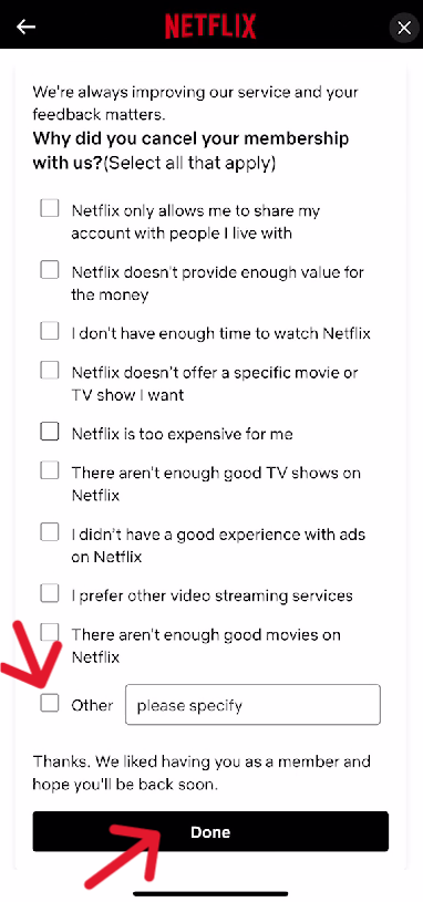 Netflix Delete Account - Step 15