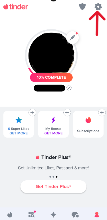 Tinder Delete Account - Step 2