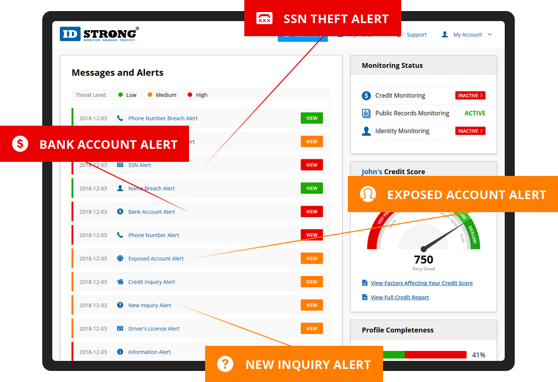 Stolen Social Security Number Or Card - IDStrong